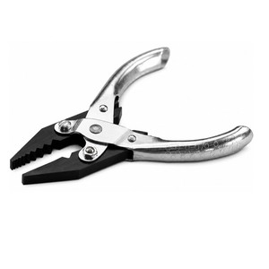 Alicates paralelos con muesca en V para sujetar alambre de 0.4 a 6.0 mm, herramienta para hacer joyas, 140 mm, 5.51 pulgadas, ZetomedPro - Product Image 1