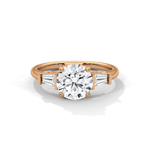 Anillo de Diamantes Cultivados en Laboratorio de Oro de 14K, Anillo de Compromiso de Oro Sólido de 18K para Mujer, Estilo Clásico, Certificado IGI, Anillo de Compromiso, Aniversario - Product Image 3