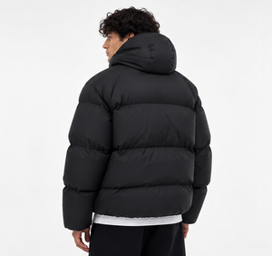 Fabricant de vestes matelassées surdimensionnées personnalisées |   Veste d'hiver matelassée à capuche pour homme |   Vêtements d'extérieur streetwear OEM/ODM - Product Image 3