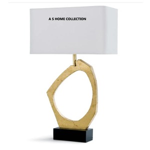 Lampe de table en métal décorative moderne de luxe de haute qualité avec abat-jour en tissu pour l'intérieur, bureau, chambre à coucher - Product Image 5