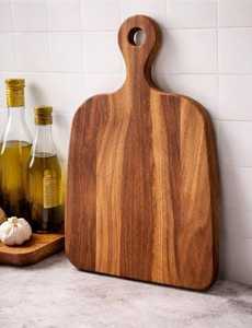 Tabla de Cortar de Madera de Acacia Premium, Ecológica, Duradera, de 1.5 cm de Grosor, Apta para Alimentos, Apta para Lavavajillas, para Queso, Charcutería y Cocina - Product Image 4