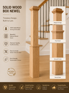 Panneaux décoratifs carrés en bois, capuchons réglables, écologiques, durables, pour usage intérieur et extérieur, en peuplier, pour escaliers, blancs - Product Image 2