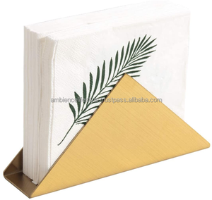Impressionnant porte-mouchoirs en métal, organisateur de serviettes décoratif, design élégant, adapté aux maisons modernes, aux bureaux et aux tables de restaurant - Product Image 2