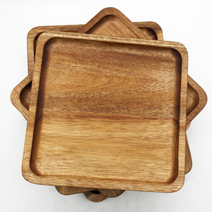 Elegant Wooden Ottoman Serving Tray with Handles Handmade <b>Rustic</b> Farmhouse Decorative Tray for <b>Coffee</b> <b>Table</b> Kitchen - Product Image 4