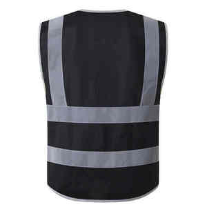 เสื้อกั๊กนิรภัยแบบสั่งทำพิเศษ สีพื้น ไม่มีแขน สำหรับทำงาน มองเห็นได้ชัดเจน - Product Image 3