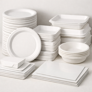 Papier gaufré écologique biodégradable de qualité alimentaire KR Stiffone pour contenants alimentaires jetables, haute rigidité, ISO - Product Image 4