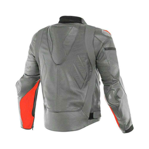 Veste de moto en cuir rembourrée, coupe-vent, unisexe adulte, vêtements de sport, équipement de motard confortable, imperméable et respirant - Product Image 6