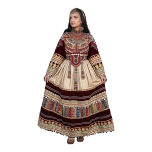 Wholesale Prices Latest Designs Afghani <b>Dress</b> Women Afghan Kuchi Embroidered maxi <b>Dress</b> High Neck Long Sleeves Casual <b>Dresses</b> - Product Image 1