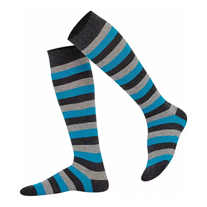 Nouveauté 2026 : Chaussettes de compression équestres personnalisables avec logo, en polyester extensible, pour cavalier, marque privée - Product Image 1