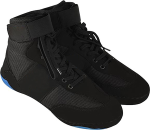 รองเท้าคิกบ็อกซิ่งสำหรับผู้ชาย น้ำหนักเบา คุณภาพสูง ออกแบบโลโก้ได้ตามต้องการ พื้นรองเท้าน้ำหนักเบา ทำจากหนัง เหมาะสำหรับการต่อสู้ - Product Image 2