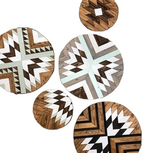 Produits artisanauxTradition en bois pendaison de crémaillère ronde en bois de marbre pendaison de crémaillère pour une utilisation Tasses et porte-boissons élégantes - Product Image 6