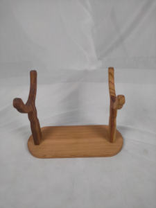 RAYYI Support de présentation de Chofar en matériau organique poli élégant, personnalisé, en gros, gratuit, décoration de corne juive israélienne - Product Image 5