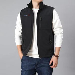 Chaleco Reversible para Hombre con Logotipo Personalizado, Chaqueta sin Mangas de Invierno con Forro Polar, Ropa Deportiva con Cierre, Ropa Exterior al por Mayor - Product Image 4