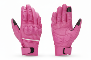 ถุงมือมอเตอร์ไซค์หนังแท้ หน้าจอสัมผัสได้ คุณภาพพรีเมียม ประสิทธิภาพสูง ป้องกันการลื่นไถล พร้อมแผ่นป้องกันข้อนิ้ว - Product Image 6