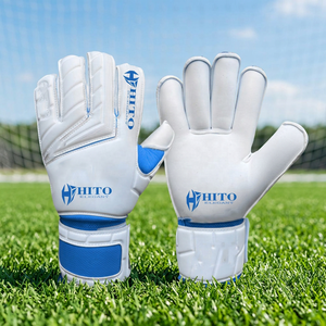 Gants de gardien de but de football personnalisés de haute qualité avec protection des mains en mousse de latex et protection des doigts pour le football (Roll Finger Gun Cut) - Product Image 6