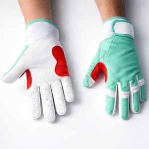 Vente chaude nouvelle combinaison de couleurs Unique manchette courte Softball/ Baseball gants de frappe meilleurs adultes et jeunes tailles gants de Baseball - Product Image 1