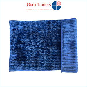 Tapis de bain solide en polyester 100% absorbant l'eau de qualité exceptionnelle disponible pour les acheteurs en gros avec logo personnalisé - Product Image 2