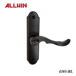 Modern Design Brass Mortise Lever <b>Handle</b> Kit in Brushed Nickel for Hotel Use Factory Price - Product Image 2