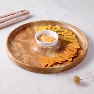 Luxury <b>Wooden</b> Bowl with Handmade <b>Rustic</b> Kitchenware for Hotels, Parties & <b>Dining</b> <b>Tables</b> at Export Price - Product Image 3