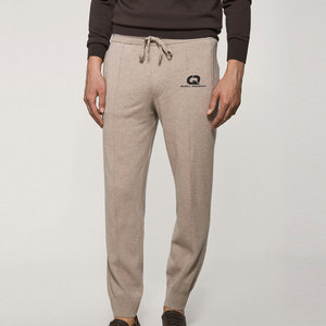Pantalon décontracté homme nouvelle collection, coupe slim moderne, droit mi-hauteur, respirant, durable, en tissu doux polyester/coton, idéal pour les sorties. - Product Image 2