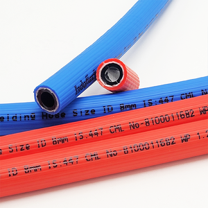 Manguera de Goma Trenzada Indoflex de 5 Capas con Interior de NBR de 3.5mm, 25 Bar, -20C~60C, Roja/Azul, para Soldadura/Corte de Gas Industrial y Automatización - Product Image 4