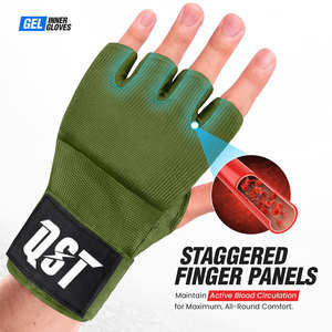 Guantes Interiores de Boxeo de Uso Profesional, Ligeros, con Correa de Muñeca Ajustable, Cierre de Gancho y Bucle Antideslizante, para Entrenamiento y Práctica de Boxeo - Product Image 4