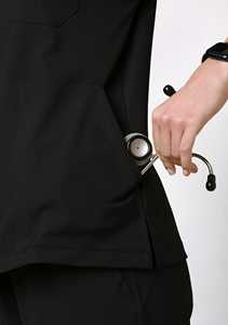 Conjuntos de Uniformes Médicos Elásticos de Verano Unisex a la Moda, Pantalones Jogger con Logotipo Personalizado, Uniformes Médicos para Mujer, Tallas Grandes, para Doctoras, Enfermeras y Hospitales - Product Image 5