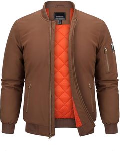 Unisex Bomber Jacket Multi-Pocket <b>Warm</b> Customizable <b>Waterproof</b> - Product Image 2