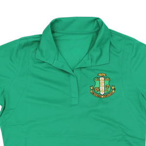 Polo Deportivo AKA para Mujer, Color Verde, Micropique, con Cresta Bordada, para Golf, Alto Rendimiento - Product Image 6