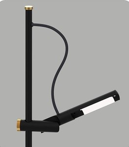Lámpara Moderna LED T2807 de 1358 mm, 3000K (Blanco Cálido), Lumetal, Interior, IP20, CA 100V-240V, Control por Botón Metálico, Alto Brillo, CRI 80 - Product Image 2