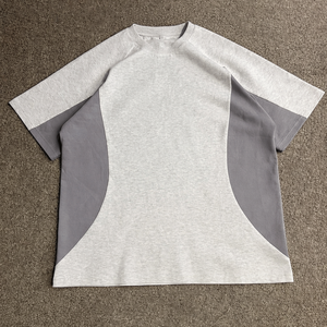 High Quality 300gsm Custom T Shirt Heavy <b>Weight</b> Oversized <b>Blank</b> Cotton Drop Shoulder Tshirt Printing Men's T-shirts - Product Image 4
