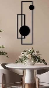 Panneau mural en métal de luxe, décoration murale artistique faite à la main pour salon, chambre, couloir, design contemporain - Product Image 5