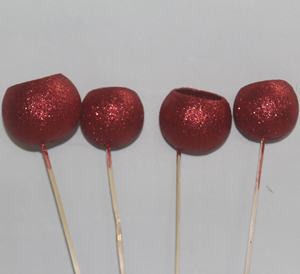 ดอกไม้ประดับตกแต่งบ้านแบบทำมือ ย้อมสีวิบวับ พร้อมก้านติด  บรรจุภัณฑ์พิเศษสำหรับงานปาร์ตี้ - Product Image 2