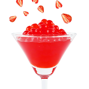 Boba de alta calidad con sabor a fresa y textura suave, ideal para mezclar con yogur helado. - Product Image 2