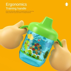Vaso de entrenamiento con asas para bebés, taza especial para niños pequeños, niños y niñas, para aprender a beber de forma independiente - Product Image 5