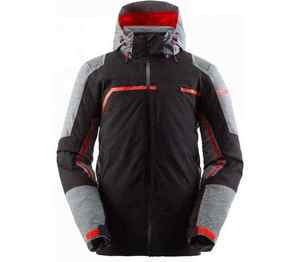 Veste de ski en polaire zippée pour homme de haute qualité, imperméable 10 000 mm, coupe-vent, à capuche, motif uni, montagne, 220 g, 100 % - Product Image 5