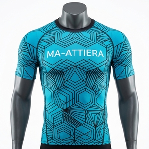 Camiseta de Compresión para Hombre, Manga Larga, Estilo Bape, Camiseta Deportiva para Hombre, Camiseta Geométrica para Entrenamiento, Fitness y Deportes - Product Image 3