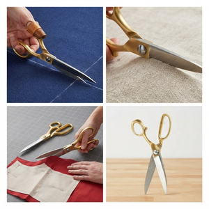 Ciseaux de broderie de haute qualité en acier inoxydable avec lame tranchante et poignée en PP personnalisable - Product Image 4