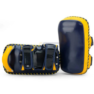 Sac de frappe de haute qualité en PU avec bordure jaune pour la sécurité des arts martiaux - Product Image 4