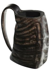 Jarra de Cerveza de Cuerno de Búfalo de Gran Capacidad, Acabado Natural Pulido, Accesorio de Bar, Hecha a Mano, Jarra de Cuerno Natural de Calidad - Product Image 2