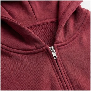 Women 100% Cotton Hooded Tracksuit Set Solid Color Full Length Sweatpants & <b>Zipper</b> <b>Jacket</b> Casual Loose Fit Autumn Wear - Product Image 4