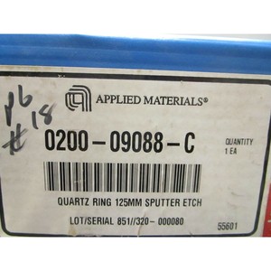 แหวนควอตซ์ AMAT 0200-09088-B ขนาด 125 มม. แบบ Sputter Etch - อุปกรณ์และอะไหล่เซมิคอนดักเตอร์ระดับโลกที่เชื่อถือได้ - Product Image 6