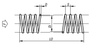 K1554 Stainless Steel <b>Compression</b> <b>Spring</b> Heavy Duty Spiral <b>Spring</b> for Industrial Instrument Parts - Product Image 2