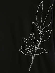 Camiseta de Hombre de Algodón Tejido Transpirable de Alta Calidad, Bordada, Talla Grande, Manga Corta, Logotipo Frontal, Estilo Hip Hop - Product Image 4