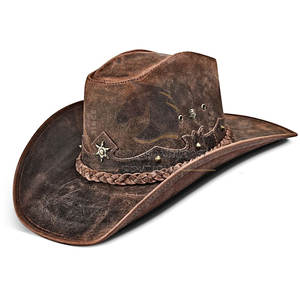 Sombrero de Cuero al por Mayor, Nuevo Estilo, Cómodo, Hecho Profesionalmente, Precio Económico - Product Image 6
