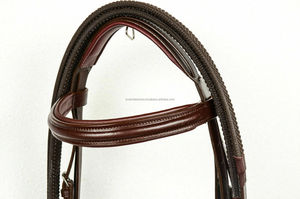 Brida de Cuero Premium de Alta Calidad, Acolchada y Confortable, con Logotipo Personalizado, Color Personalizado, Embalaje Personalizado, Halter para Montar a Caballo al Estilo Western - Product Image 2