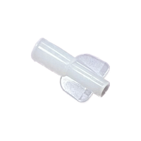 Capuchon de seringue jetable en plastique blanc 18A183 pour seringues dentaires Luer Lock, moulé par injection