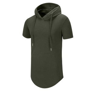 Custom <b>Men's</b> Embroidered Fleece <b>Hoodie</b> Polyester/Cotton Autumn <b>Short</b> <b>Sleeve</b> Pullover Customized Colors OEM ODM Service - Product Image 5