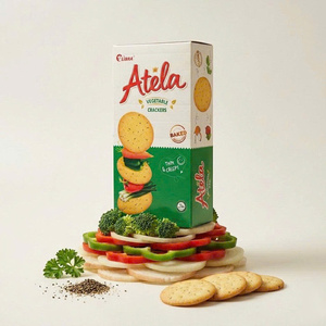 Galletas de Verduras Premium Marca Libra, Crujientes con Cebolla, Snack Saludable 150g, 12 Meses de Caducidad, Exportación Vietnam, Proveedor ODM - Product Image 1