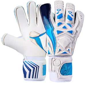 ถุงมือผู้รักษาประตูมืออาชีพรุ่นใหม่ พร้อมอุปกรณ์ป้องกันนิ้วมือ สำหรับผู้ใหญ่และเด็ก ถุงมือผู้รักษาประตูแบบหนา ทำจากยางลาเท็กซ์เนื้อเรียบ สำหรับฝึกซ้อมฟุตบอล - Product Image 2